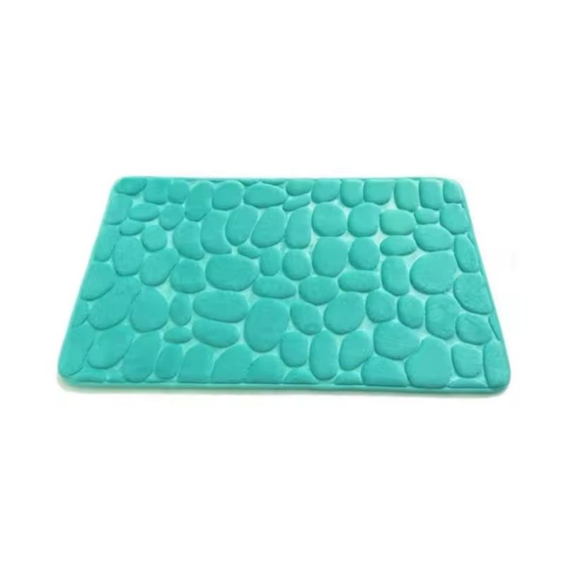 GENERICO - Alfombra Con Diseño Para Baño Verde Agua