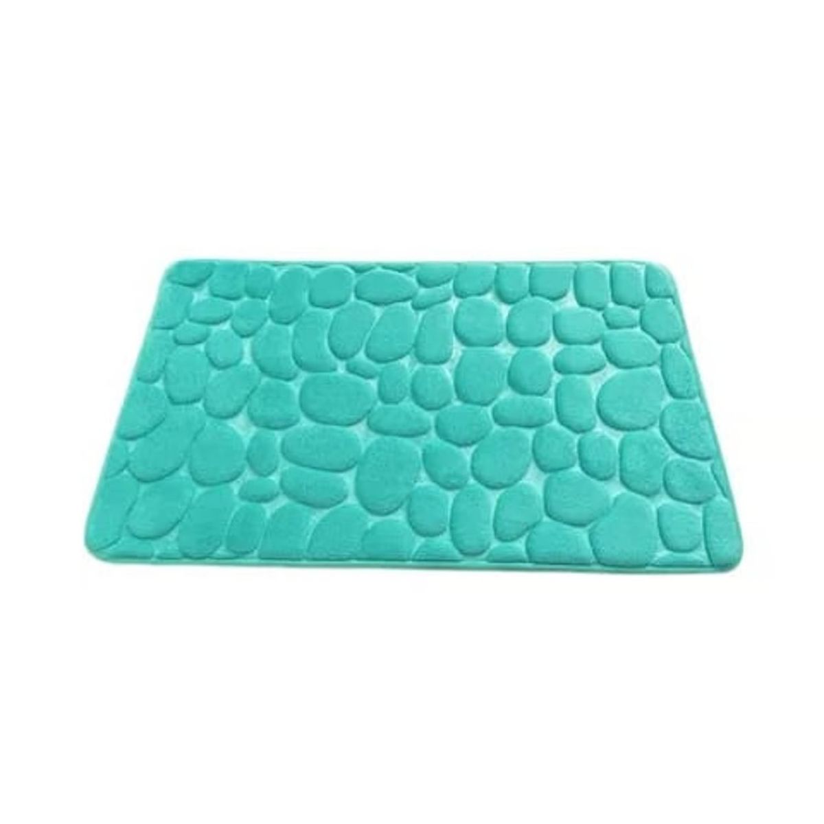 GENERICO - Alfombra Con Diseño Para Baño Verde Agua