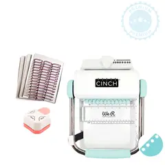 AMERICAN CRAFTS - Cinch menta + 3 planners + perforadora de esquina K7