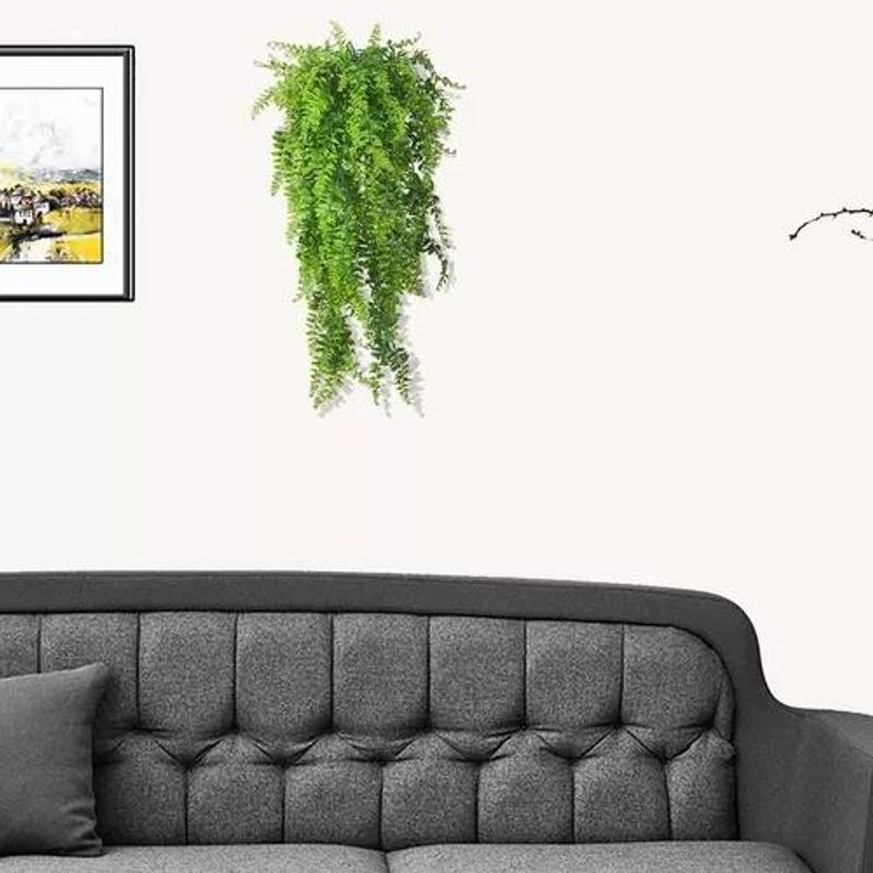 GENERICO - Plantas Colgantes Artificiales Verde Para Decoración Exuberante