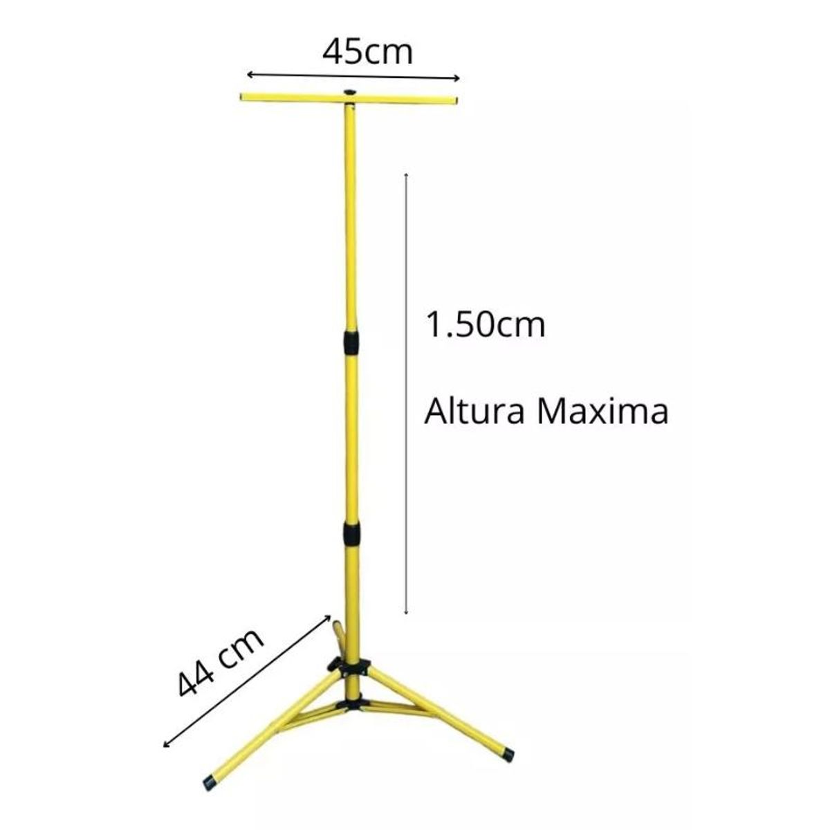 GENERICO - Soporte Base Atril Tripode Para Foco Led O Emergencia