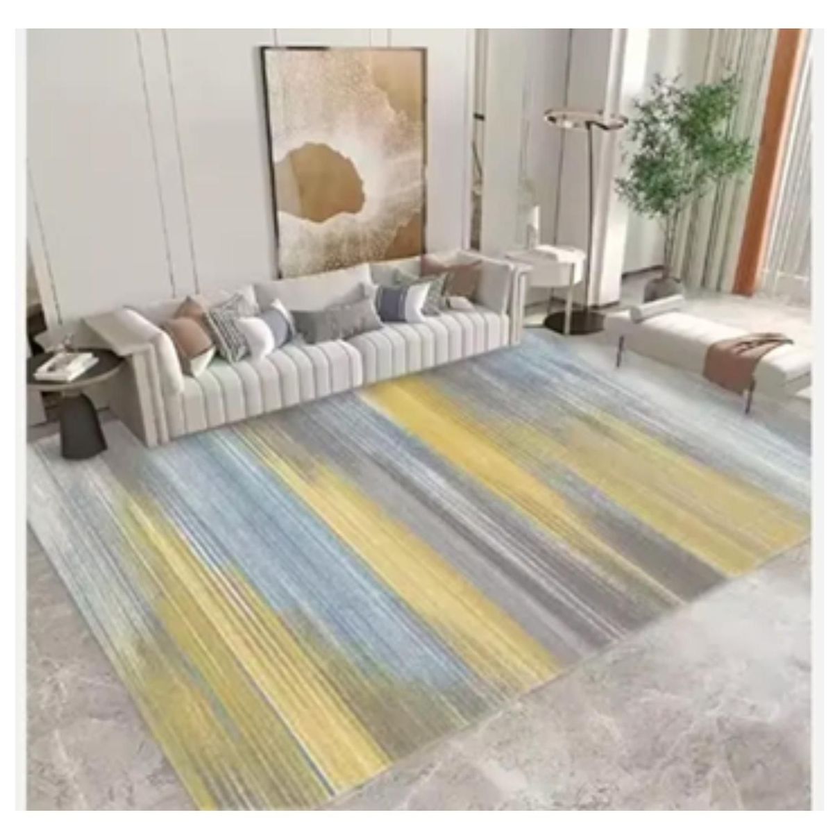 AUCKLAND OUTDOOR - Alfombra Living 120X160 Cm. Brolo Tapete Sala Estar 3D