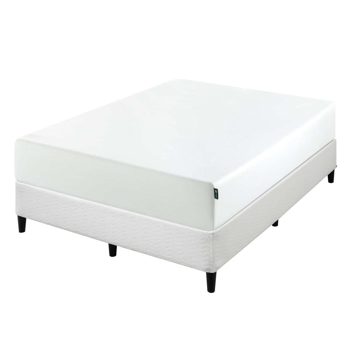 ZINUS - Cama Keenan Colchón Espuma 1.5 Plazas Long 25cms