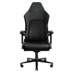 RAZER - Silla Gamer Iskur V2 Black Green Leather