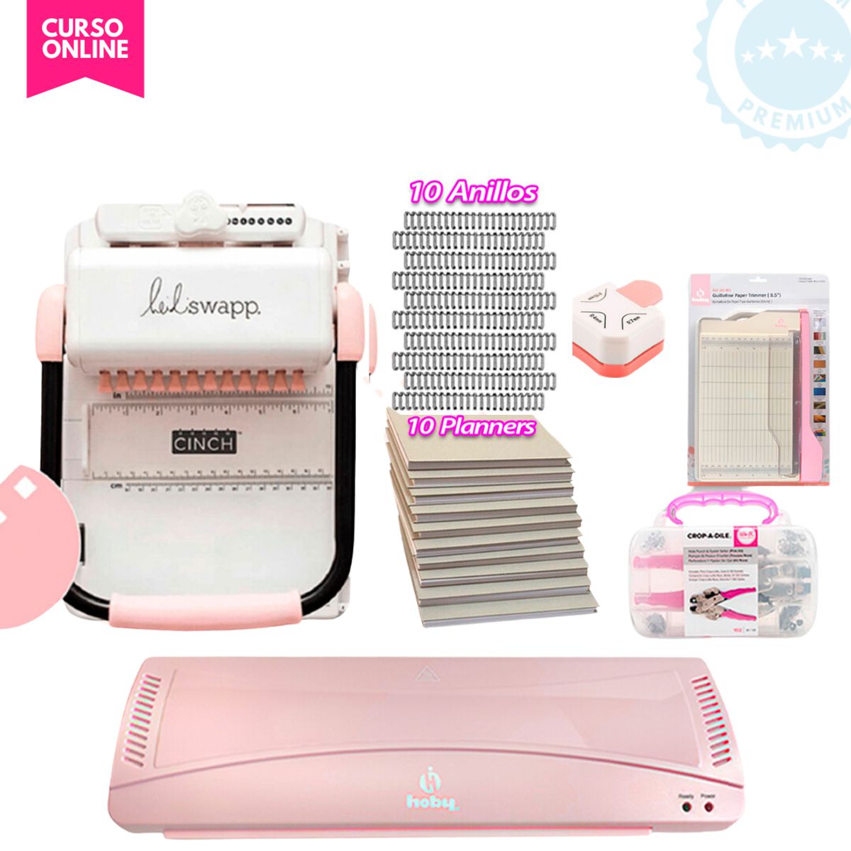 AMERICAN CRAFTS - Encuadernadora cinch cuadrada kit full