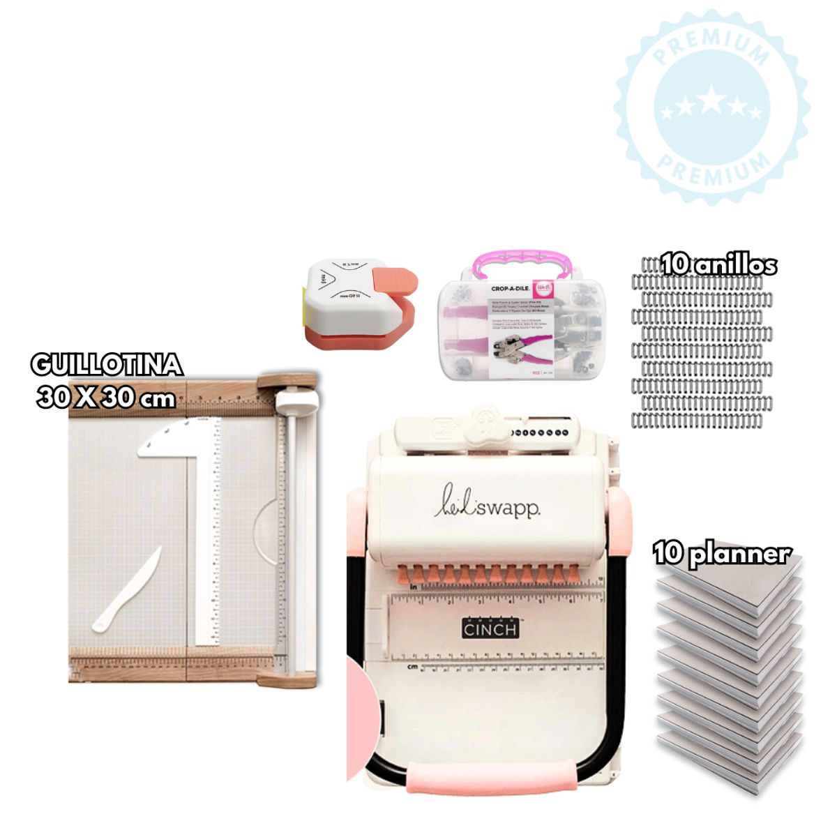 AMERICAN CRAFTS - cinch rosada + kit de herramientas K117
