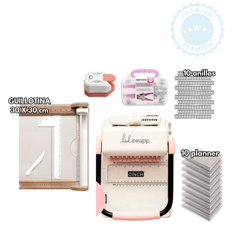 AMERICAN CRAFTS - cinch rosada + kit de herramientas K117