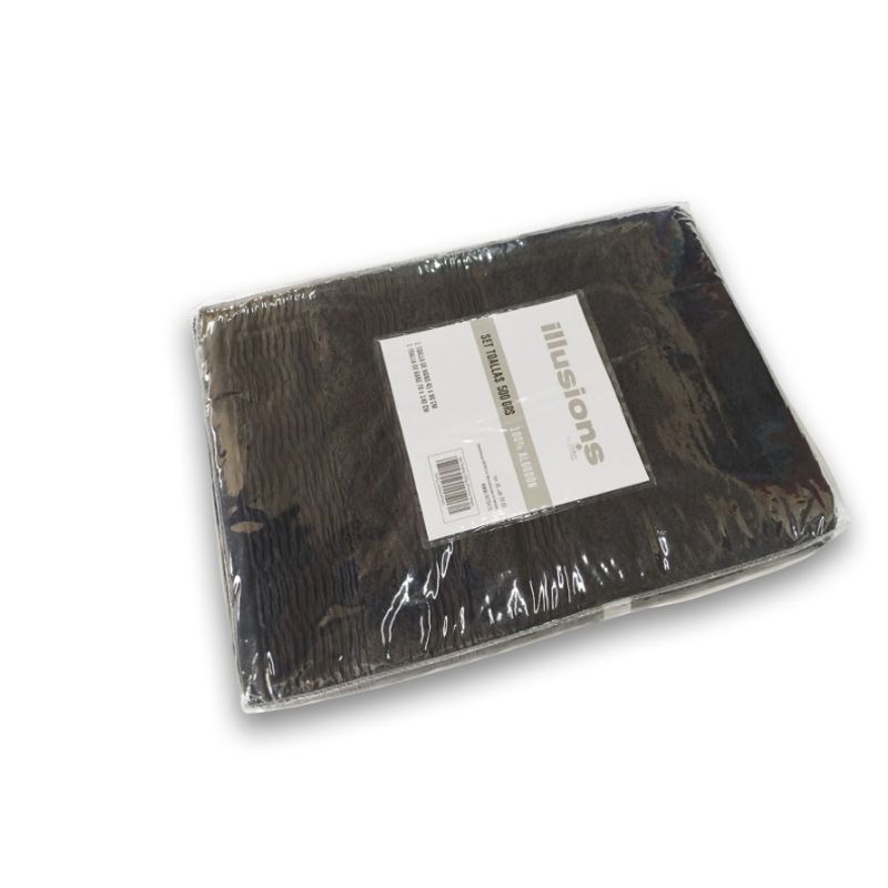 CUISINE BY IDETEX - Set De Toallas 500 Gr Illusion Idetex  140x70 Cm Negro