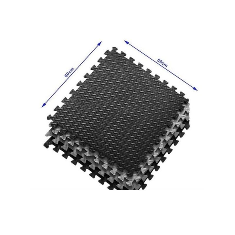 COLOR LAB - Protector de suelo fitness 4 unidades 60x60x12 cm