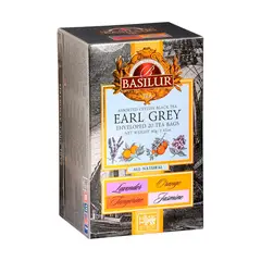 BASILUR - Te Negro Earl Grey Assorted Caja 20 bolsas