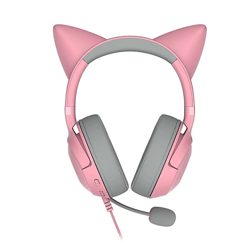 RAZER - Audífono Razer Kraken Kitty v2 Quartz Edition Color Rosado
