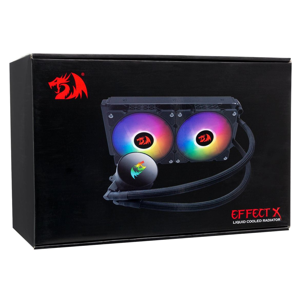 REDRAGON - Water Cooling Rgb Dual Fan 120 Mm Ccw-3000 Open box