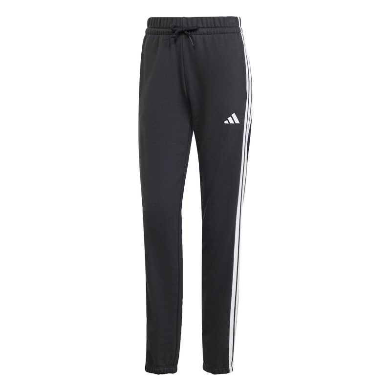 ADIDAS - Pantalón Essentials 3 Tiras French Terry Puños Ajustados