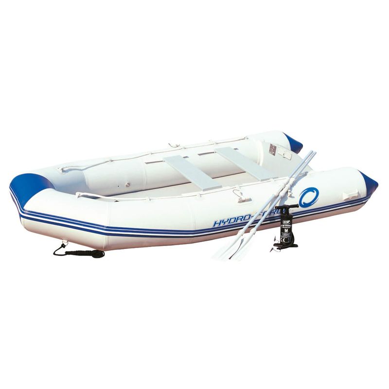 BESTWAY - Bote Inflable Zodiac con Remos e Inflador 3.48X1.70M Bestway