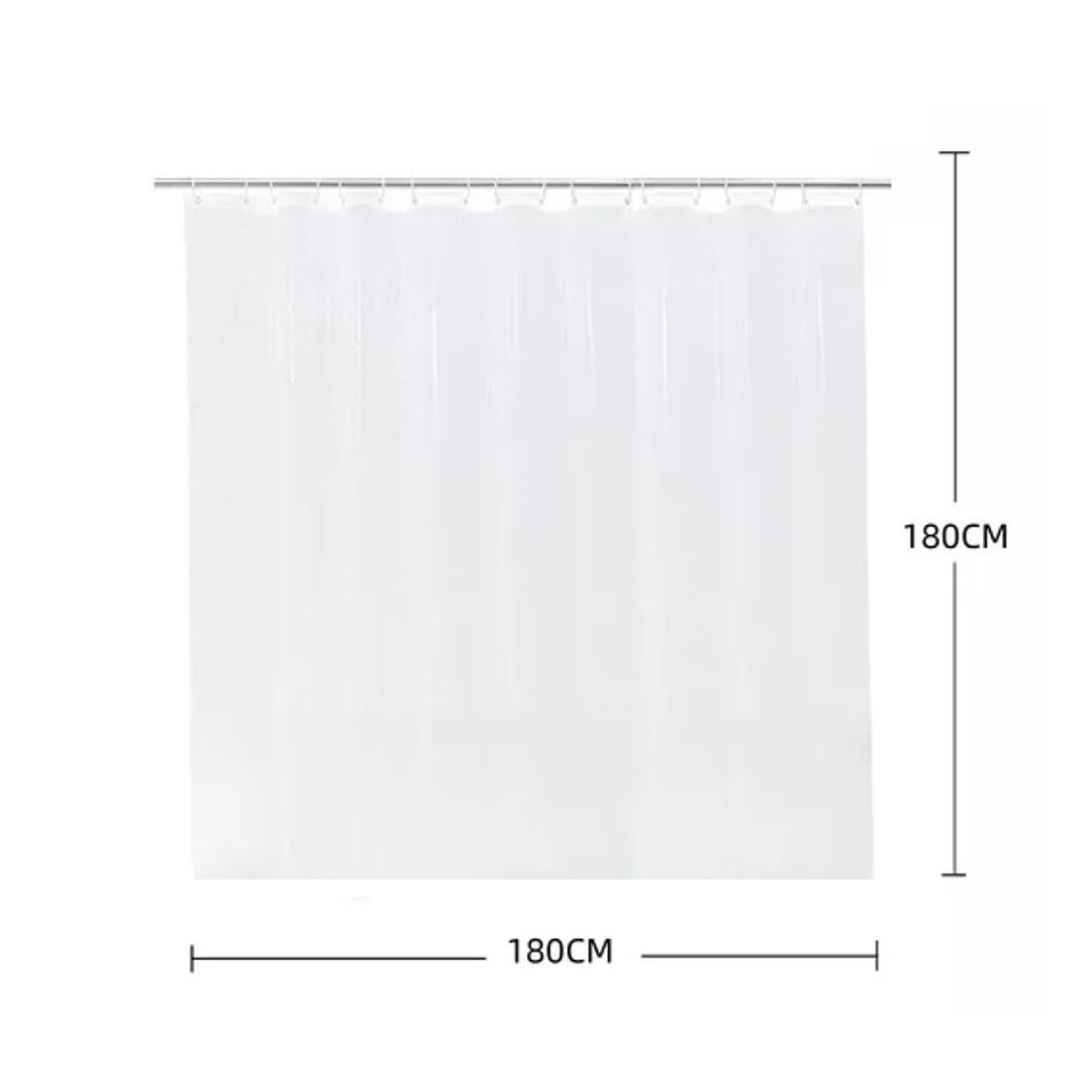 GENERICO - Cortina Protector Plástico Cortina de baño Bathlux