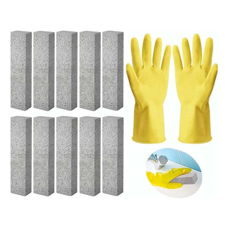 GENERICO - Piedras Pómez Limpiadoras de Sarro para Baño y Cocina