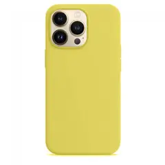 GENERICO - Carcasa de Silicona Para iPhone XR Amarillo