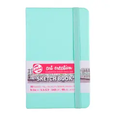 ART CREATION - Libreta Sketchbook Menta Fresca Lisa 140grs 80hjs - 9x14