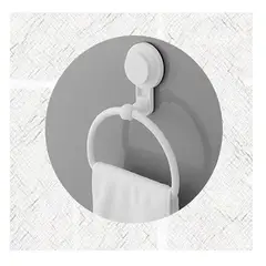 GENERICO - Toallero De Pared Semi Circular Ventosa