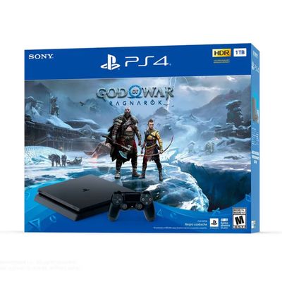 Sony Consola Ps4 1Tb + Juego God Of War Ragnarok