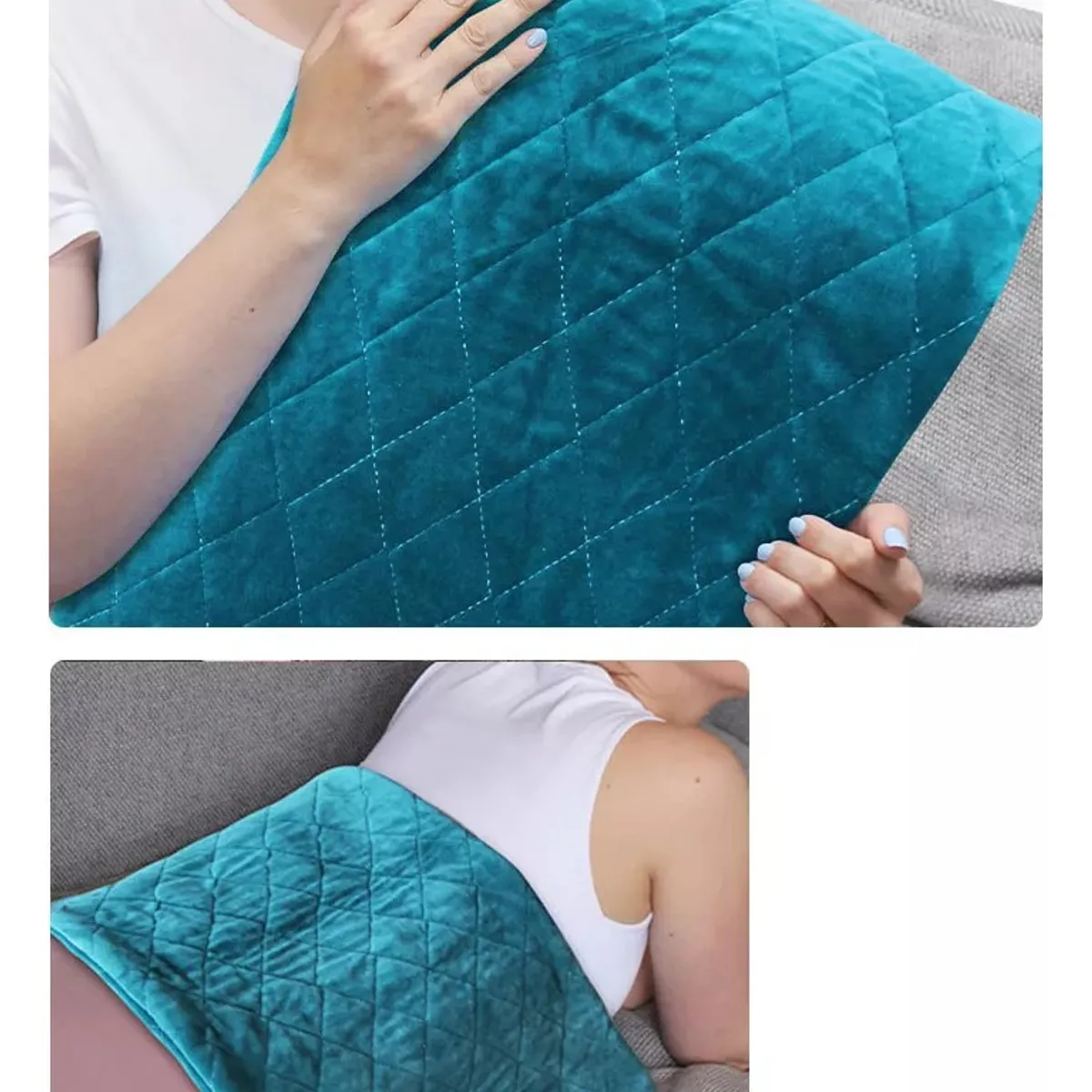 MUNDO MAGIA - Almohadilla Térmica Eléctrica Temperatura 6 Niveles 9 Modo