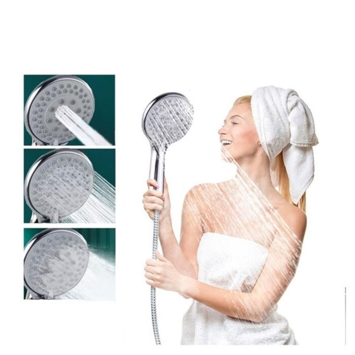 GENERICO - Mango Telefono Cabezal Ducha Bathlux