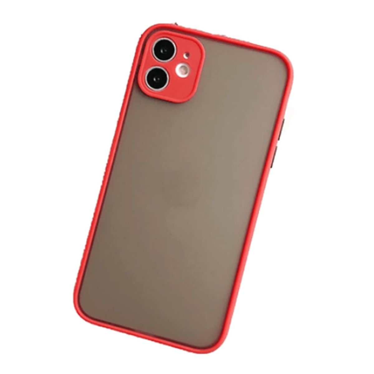 GENERICO - Carcasa Silicona Matte iPhone XR Rojo
