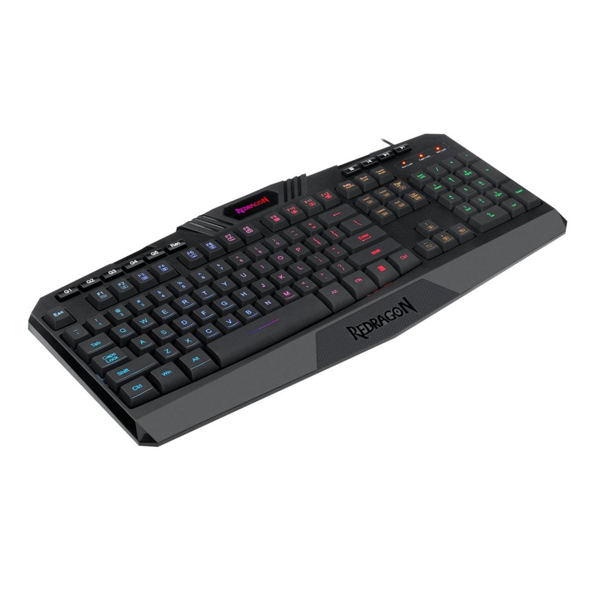 REDRAGON - K503A-RGB-SP TECLADO GAMER ALAMBRICO MEMBRANA HARPE SP Open box