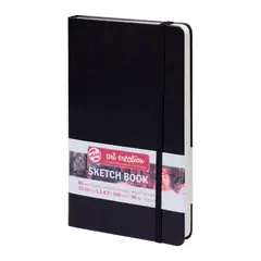 ART CREATION - Libreta Sketchbook Negra 140grs 80hjs - 13x21