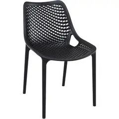 VENHOOUSE - Pack 2 Sillas Terraza Berlín Negras