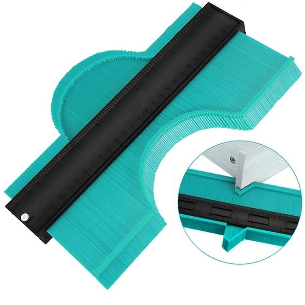 GENERICO - Extra-ancho Medidor Contorno Calibrador Forma Perfil