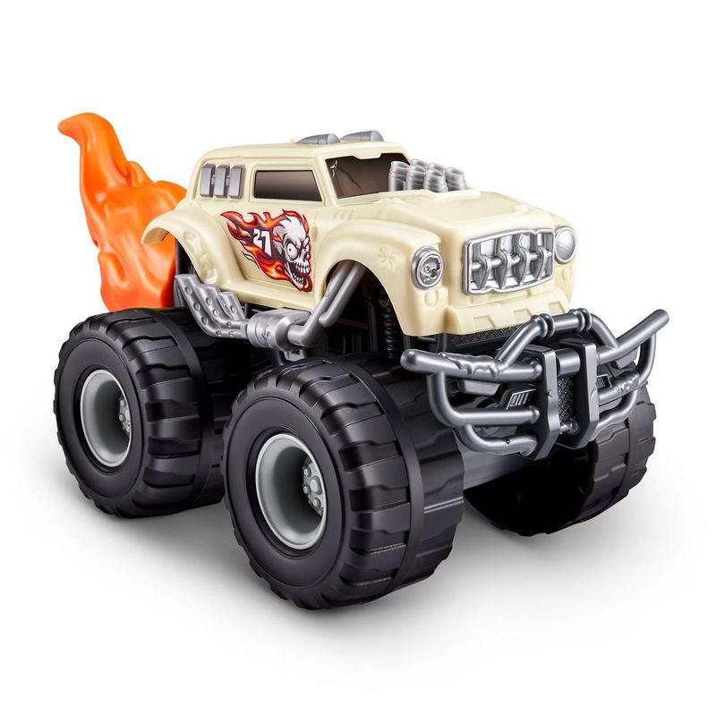 SMASHERS - RUEDA SORPRESA CON PLAYSET MONSTER TRUCK ZURU - NARANJA
