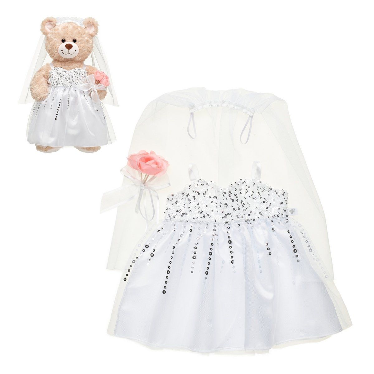 BUILD A BEAR - Vestido novia Build a Bear colección especial