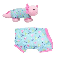 BUILD A BEAR - Pijama ajolote colorido para peluches