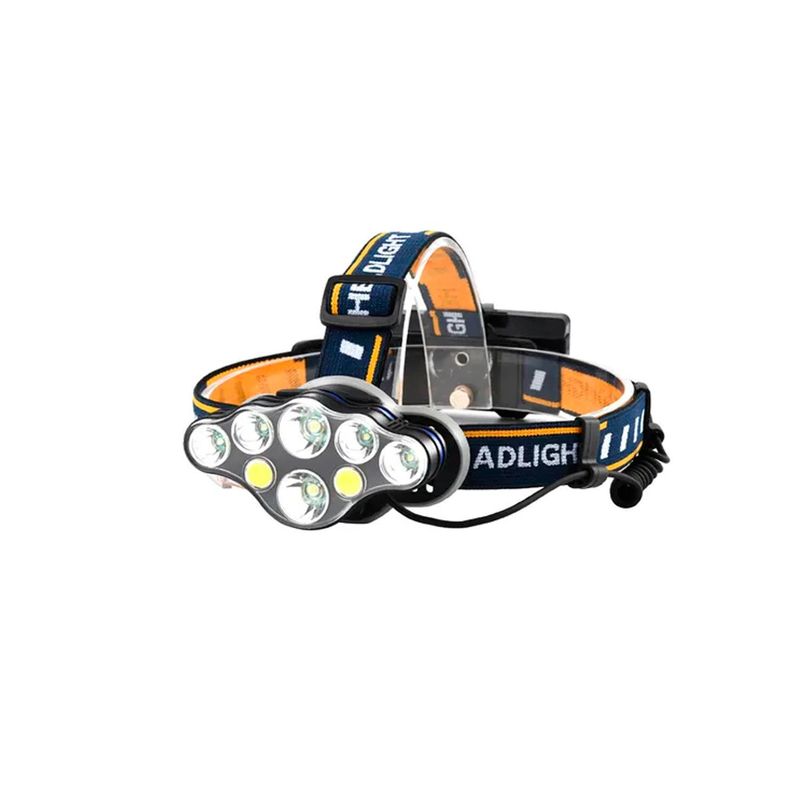 TECNOLAB - Linterna de Cabeza Led con Cintillo Outdoor Profesional L304 - Negro
