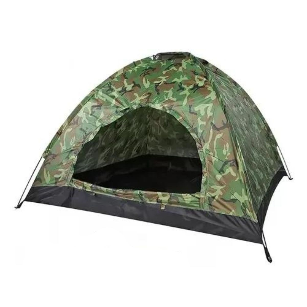 GENERICO - Carpa camping 2 personas automática camuflaje Bighouse