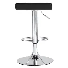 GENERICO - Silla Bar Altura Ajustable con Reposapiés Negro