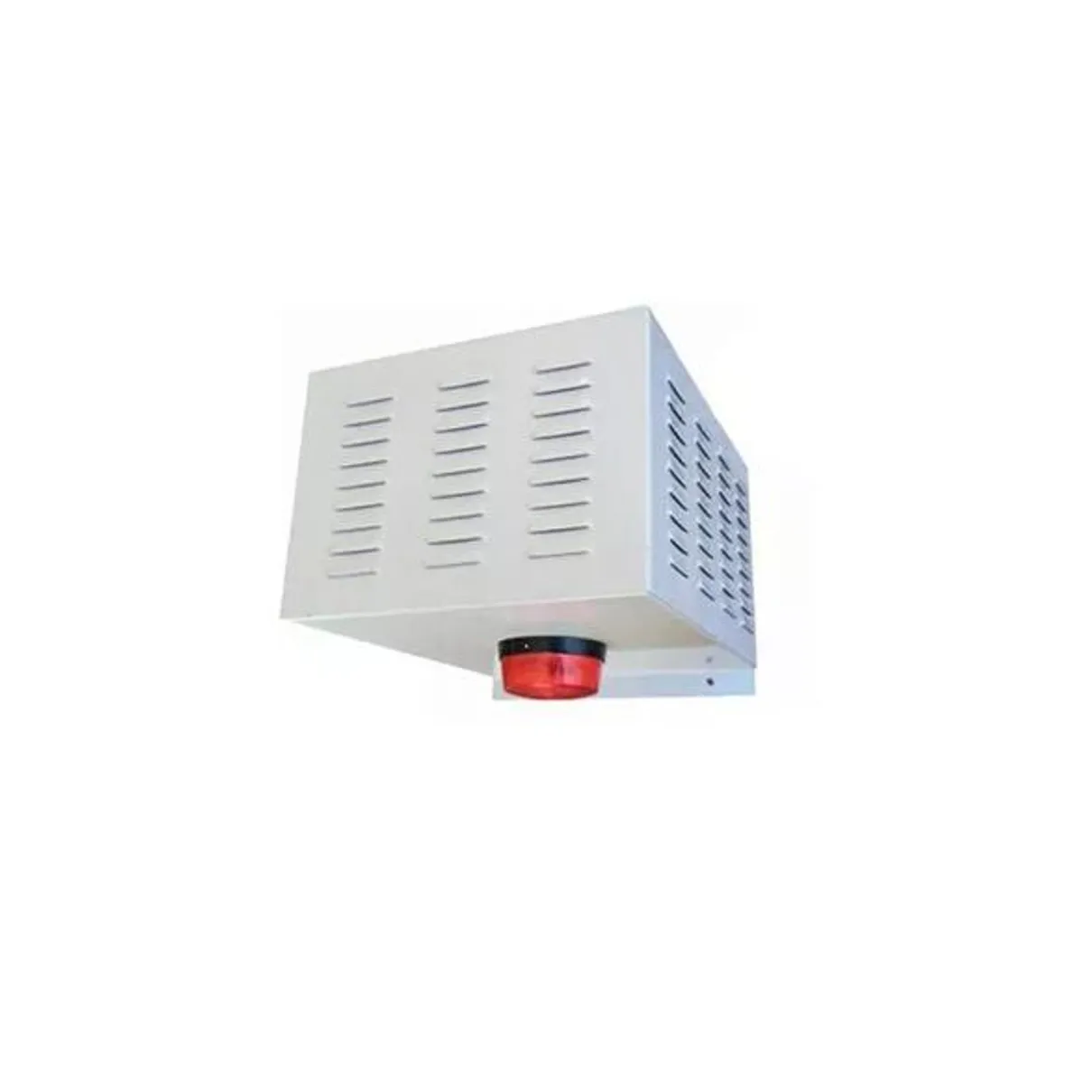 GENERICO - Kit Alarma Comunitaria 02 Controles + Batería de Respaldo Blanco