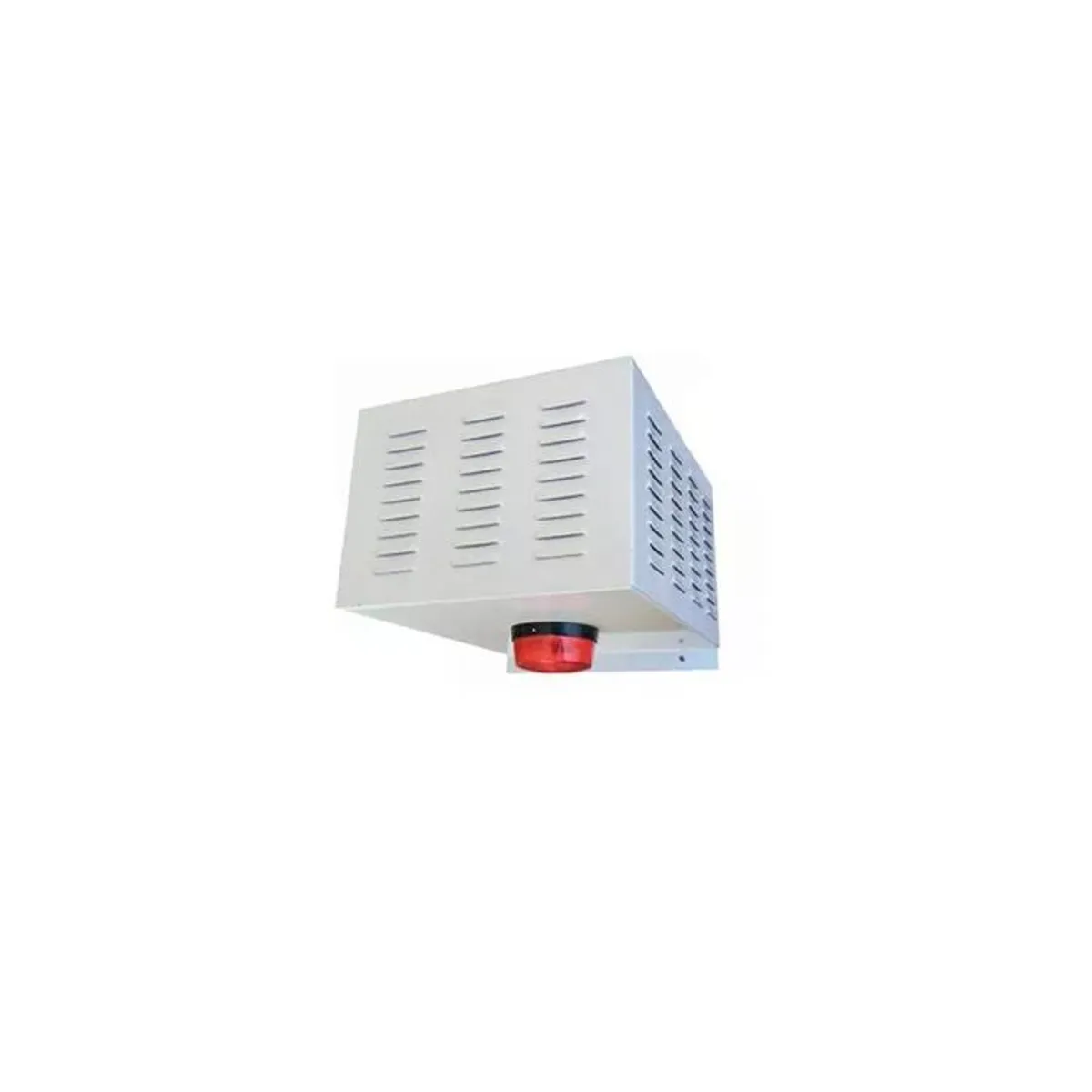 GENERICO - Kit Alarma Comunitaria 02 Controles + Batería de Respaldo Blanco