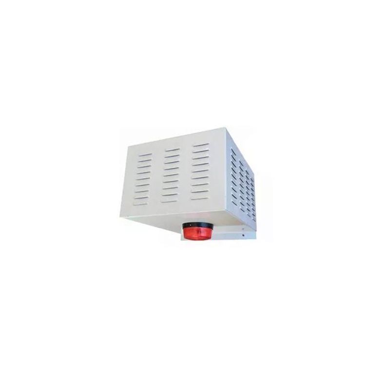 GENERICO - Kit Alarma Comunitaria 02 Controles + Batería de Respaldo Blanco