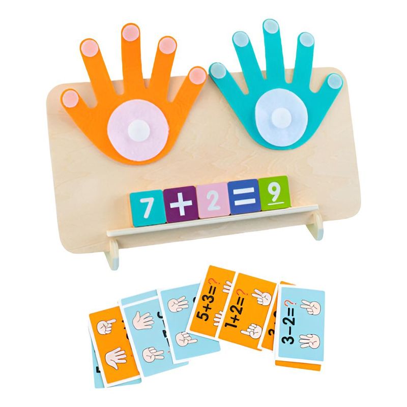 GENERICO - Juego Montessori de Suma y Resta con Dedos Interactivos