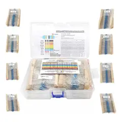GENERICO - Kit de 3120 Resistencias de Carbono para Proyectos Electrónicos