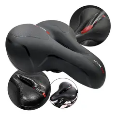 GENERICO - Asiento Bicicleta Acolchado Ergonomía y Comodidad Universal