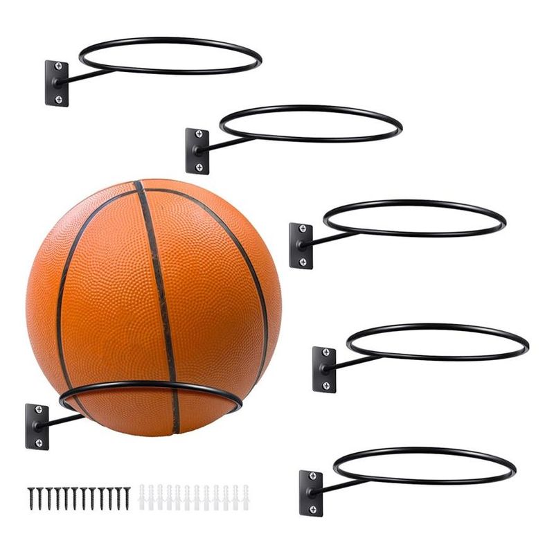 GENERICO - Soportes de Pared Multifuncionales para Balones y Más