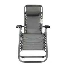 NORTHWEST - Silla Reposera Plegable Gravedad Cero Atlanta Gris