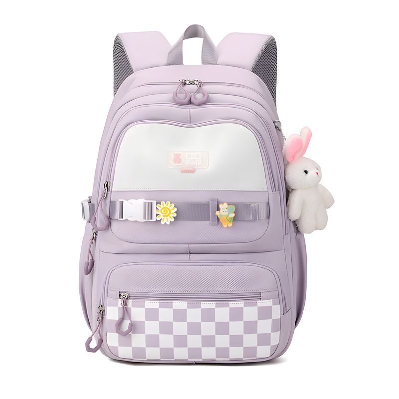 GENERICO - Mochila Escolar Para Niña Adolescente Estudia Con Colgante