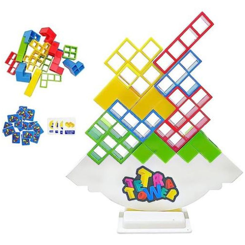 GENERICO - Torre de Equilibrio Tetris para Desafíos de Estrategia