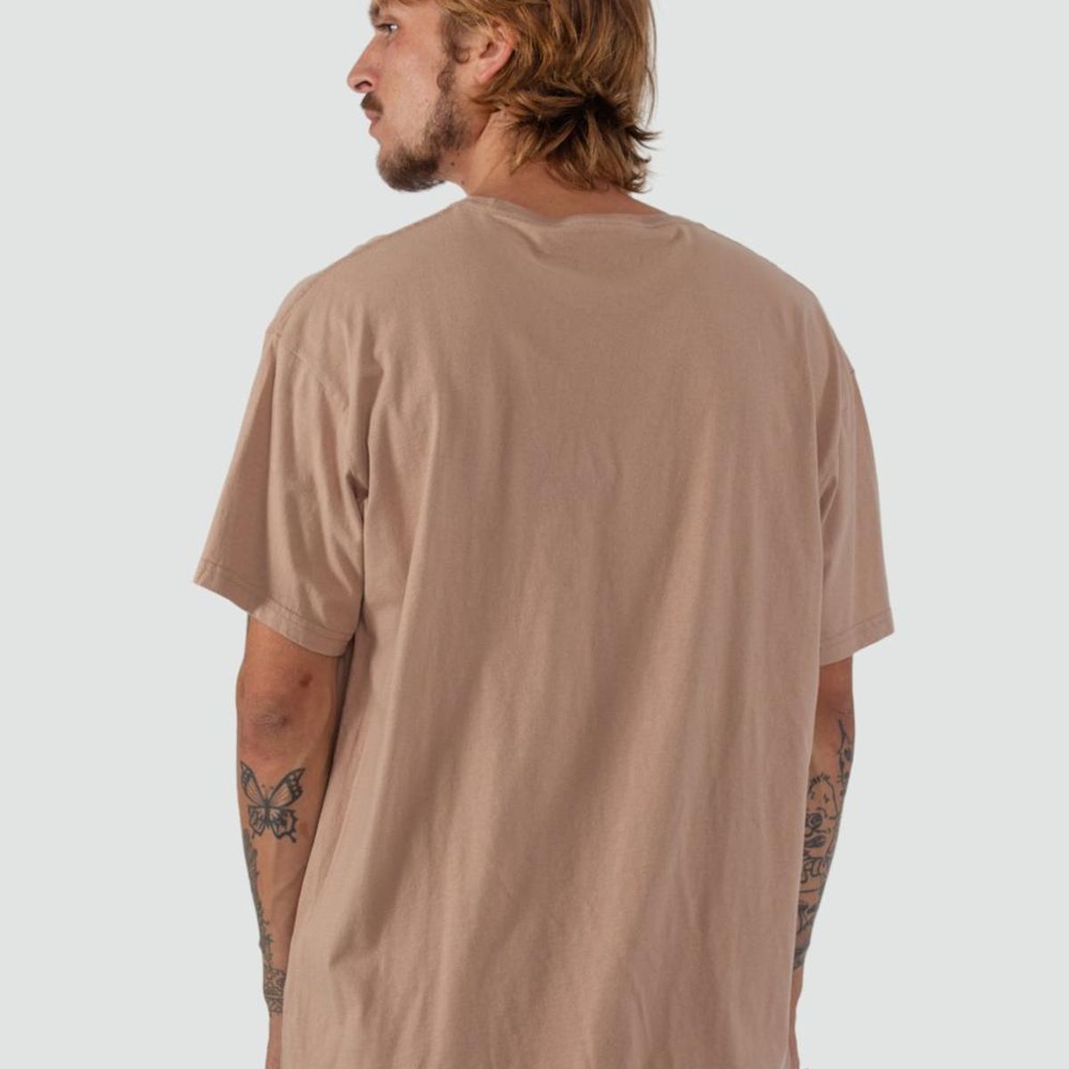 KAYA UNITE - Polera Hombre Woven Lt Terracota