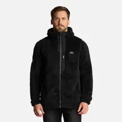 LIPPI - Polar Hombre Bear Shaggy-Pro Hoody Jacket Negro