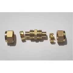 GENERICO - Copla DZR de Latón para Tubería PEX 16 mm sin Máquina